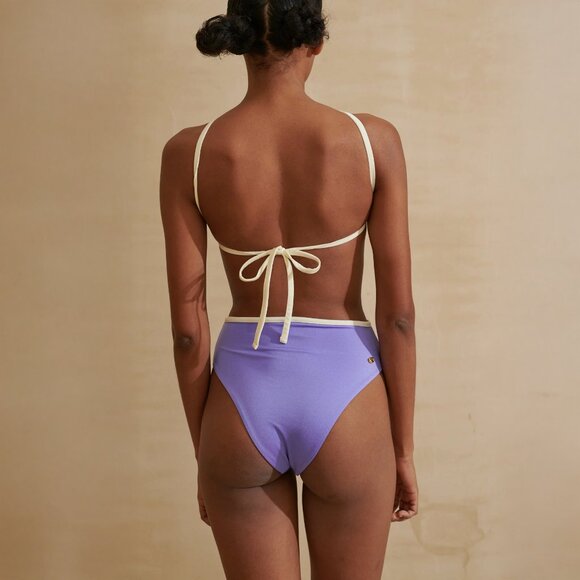 Baobab Kira One Piece Swimsuit Berry Purple One Size Small NEW NWT - Picture 4 of 12